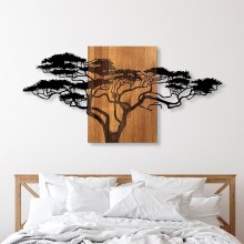 Seinäkoriste 70x144 cm puu puu/metalli