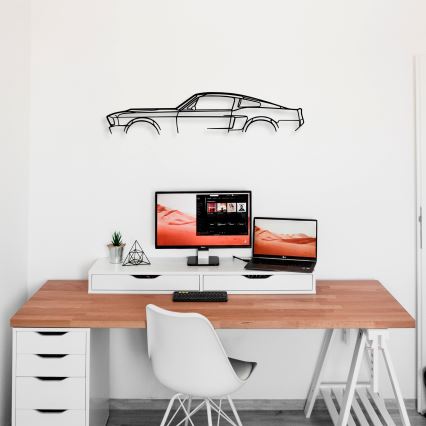 Seinäkoriste 70x15 cm car metalli