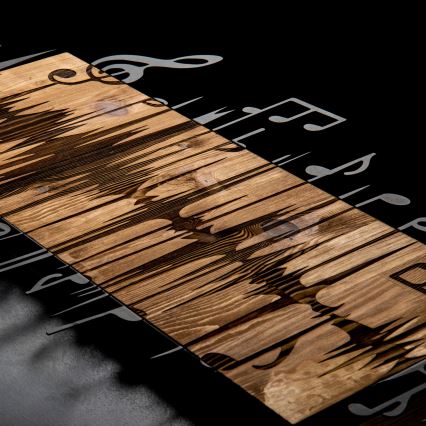 Seinäkoriste 90x47 cm muistiinpanoja puu/metalli