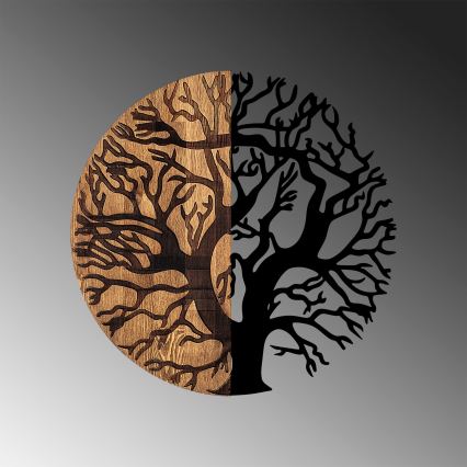 Seinäkoriste halkaisija 56 cm puu puu/metalli