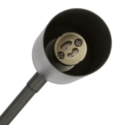 Seinälamppu TINA 1xGU10/15W/230V musta