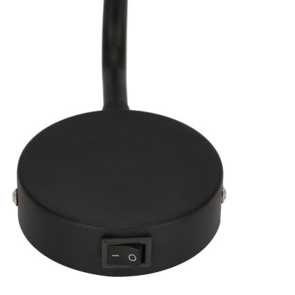 Seinälamppu TINA 1xGU10/15W/230V musta/kulta