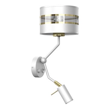 Seinälamppu ULTIMO 1xE27/40W/230V + 1xGU10/MR11/7W valkoinen