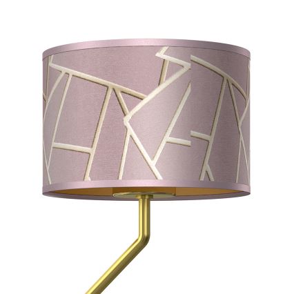 Seinälamppu ZIGGY 1xE27/40W/230V + 1xGU10/MR11/7W pinkki/kulta