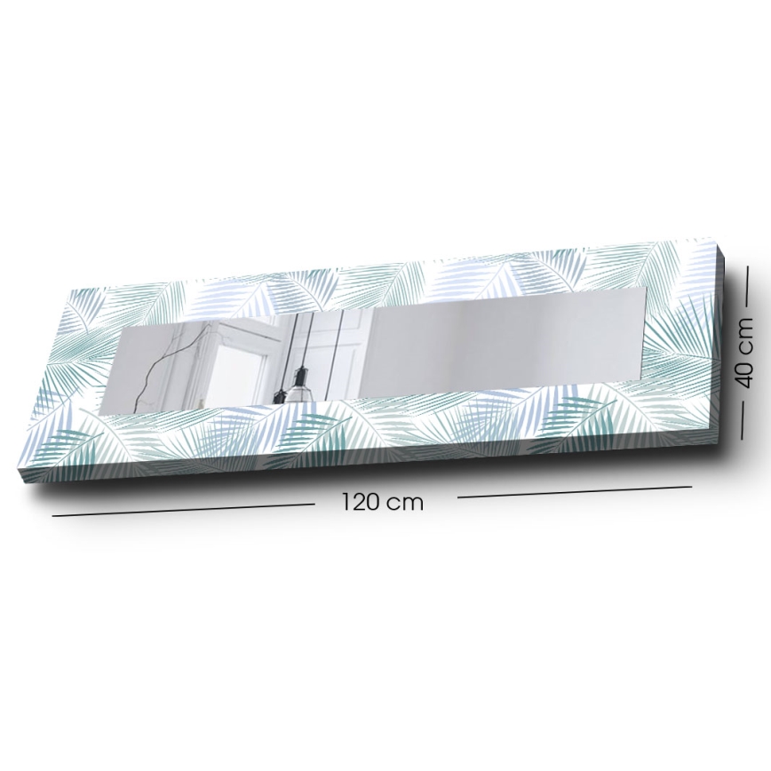 Seinäpeili 120x40 cm lehdet