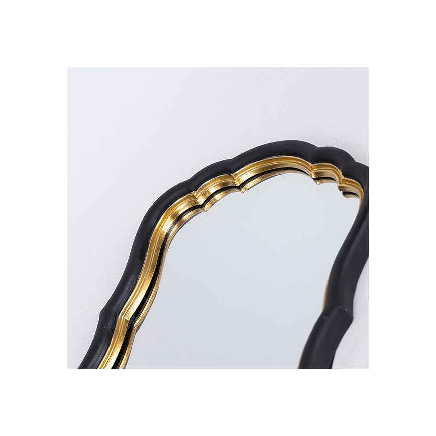 Seinäpeili 34,5x23,2 cm musta/kulta