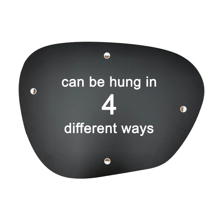 Seinäpeili AMORPHOUS 70x90 cm