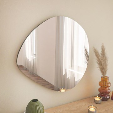 Seinäpeili BESSO 60x60 cm musta