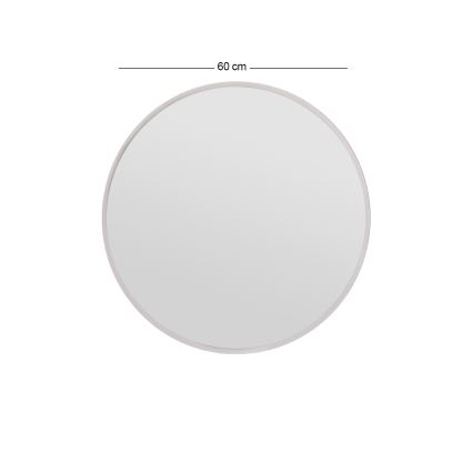 Seinäpeili OZZE halkaisija 60 cm valkoinen