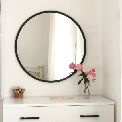 Seinäpeili SIYAH halkaisija 60 cm musta