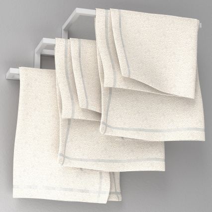 Seinäpyyhepidike 19x58 cm valkoinen