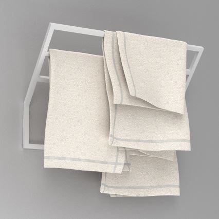 Seinäpyyhepidike 37x60 cm valkoinen