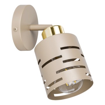 Seinäspot-valaisin ELEN 1xE27/35W/230V beige/kultainen