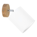 Seinäspotti APRILLIA 1xE27/25W/230V tammi/valkoinen