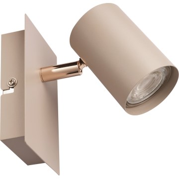 Seinäspotti EVALO 1xGU10/10W/230V beige/kulta