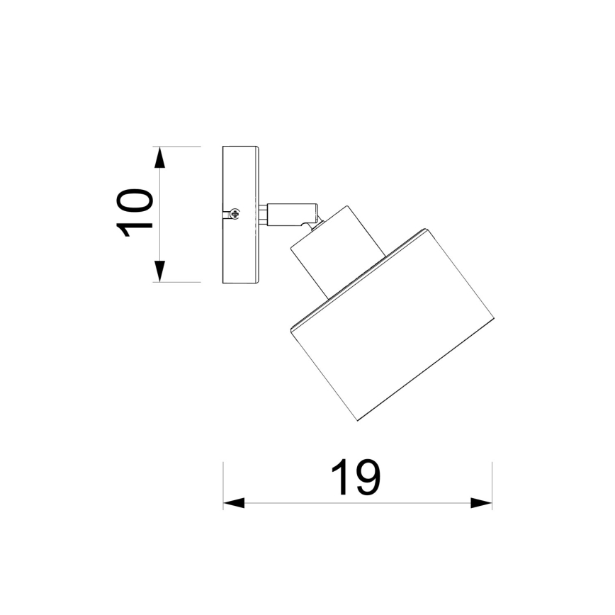 Seinäspotti PARKLA 1xE27/15W/230V beige