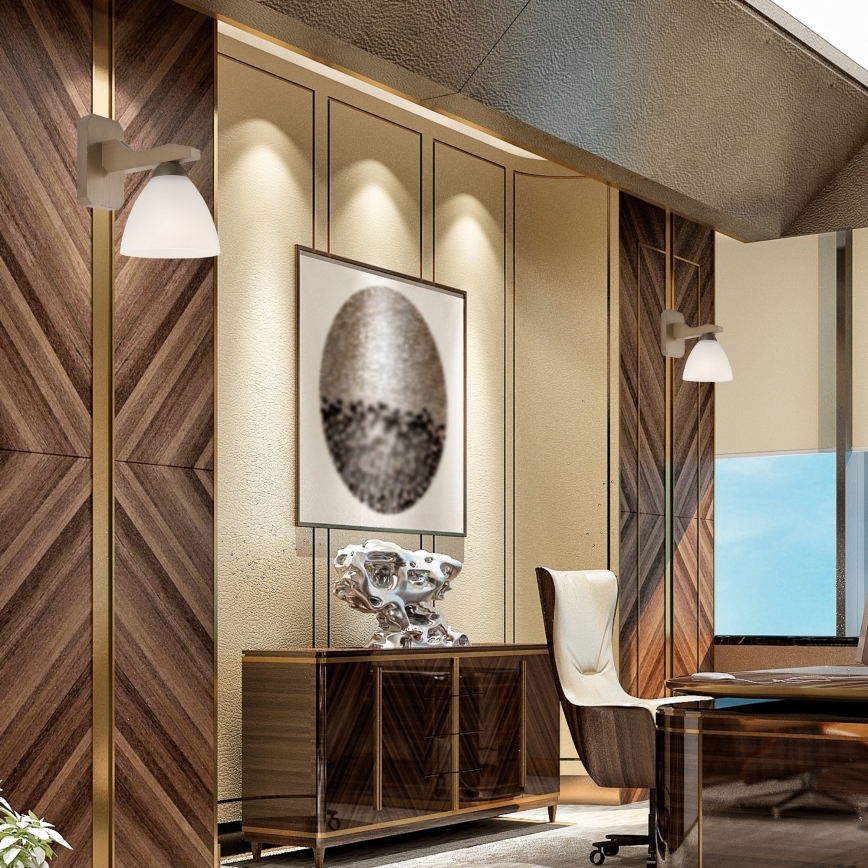 Seinävalaisin ADRIANO 1xE27/60W/230V pyökki