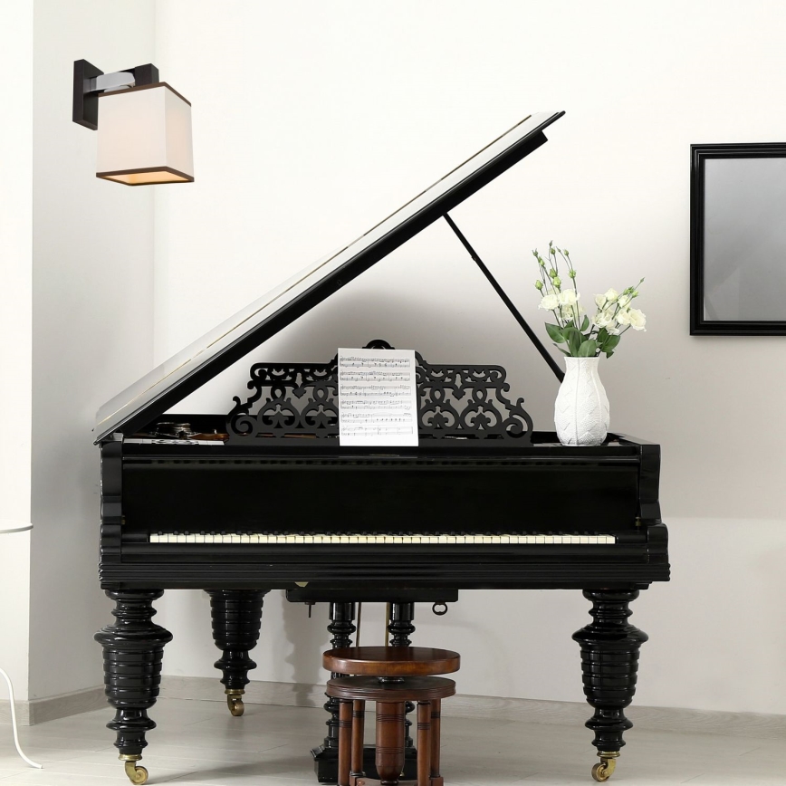 Seinävalaisin AMELIA 1xE27/60W/230V pyökki