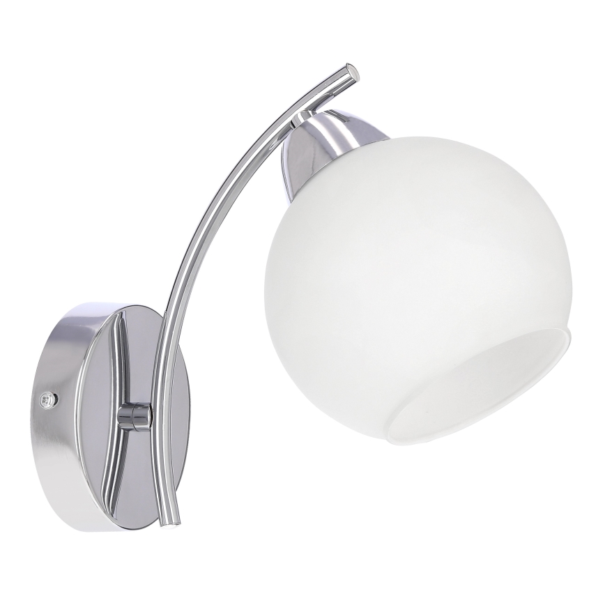 Seinävalaisin AMOS 1xE27/40W/230V kiiltävä kromi