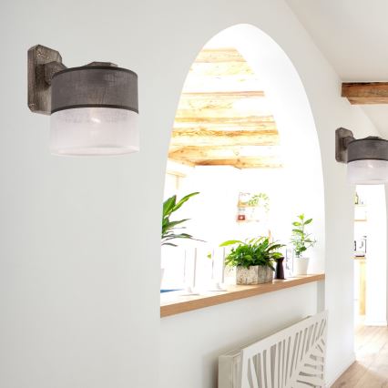 Seinävalaisin ANDREA 1xE27/60W/230V pyökki