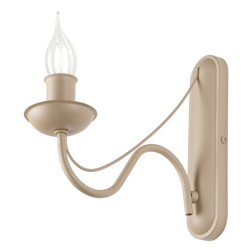 Seinävalaisin ANTON 1xE14/60W/230V beige