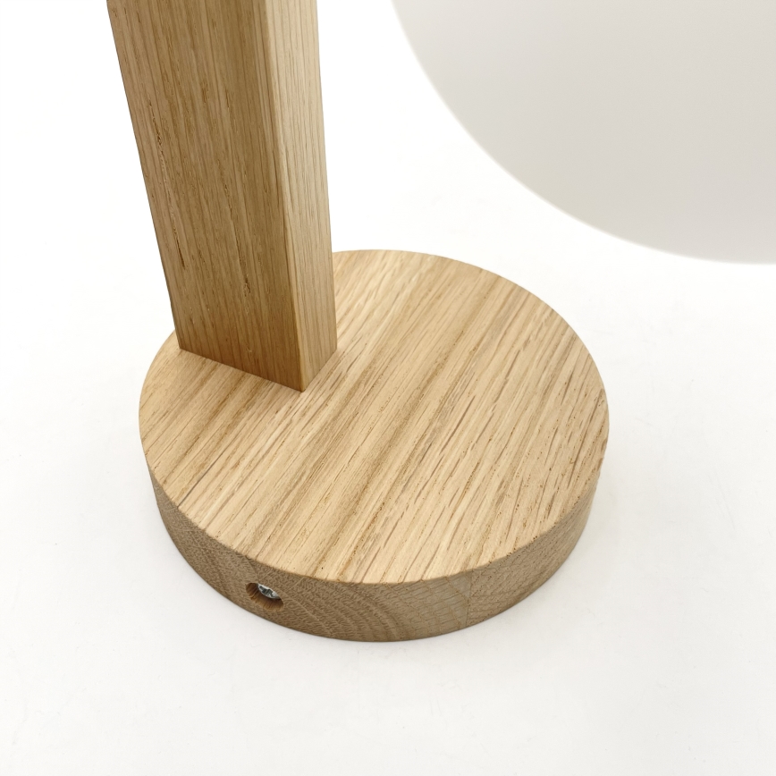 Seinävalaisin ANTONIO 1xG9/5W/230V tammi/valkoinen