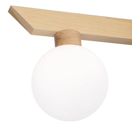 Seinävalaisin ANTONIO 1xG9/5W/230V tammi/valkoinen