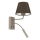 Seinävalaisin ARDEN 1xE27/15W/230V + 1xG9/8W beige/ruskea