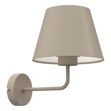 Seinävalaisin ARDEN 1xE27/15W/230V beige