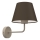 Seinävalaisin ARDEN 1xE27/15W/230V beige/ruskea