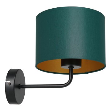 Seinävalaisin ARDEN 1xE27/60W/230V vihreä/kulta