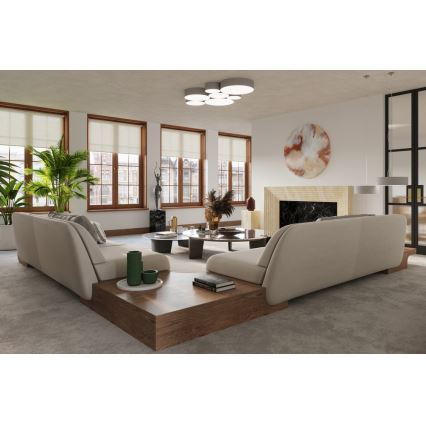 Seinävalaisin ARENA 1xE27/60W/230V harmaa