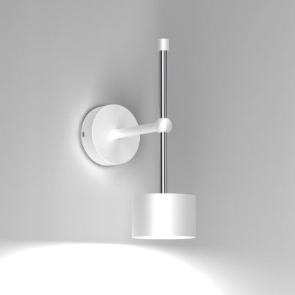 Seinävalaisin ARENA 1xGX53/11W/230V valkoinen/kiiltävä kromi