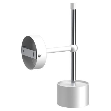 Seinävalaisin ARENA 1xGX53/11W/230V valkoinen/kiiltävä kromi