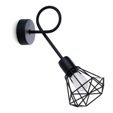 Seinävalaisin ARTEMIS 1xE14/40W/230V musta