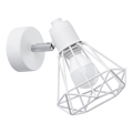 Seinävalaisin ARTEMIS 1xE14/40W/230V valkoinen