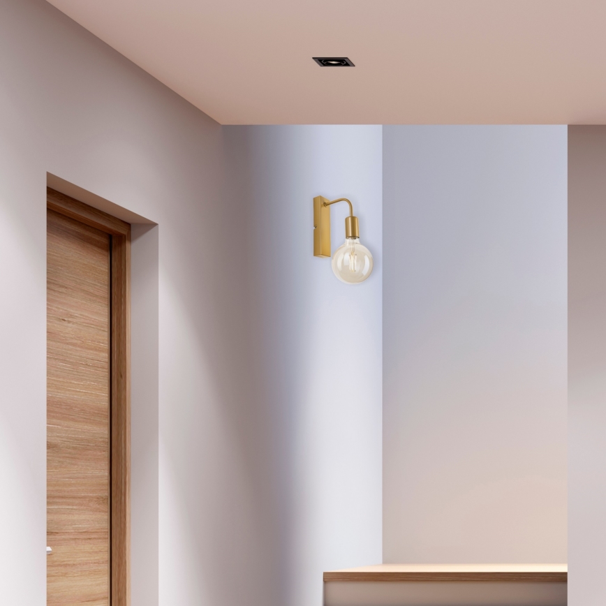 Seinävalaisin ASTRID 1xE27/60W/230V kulta