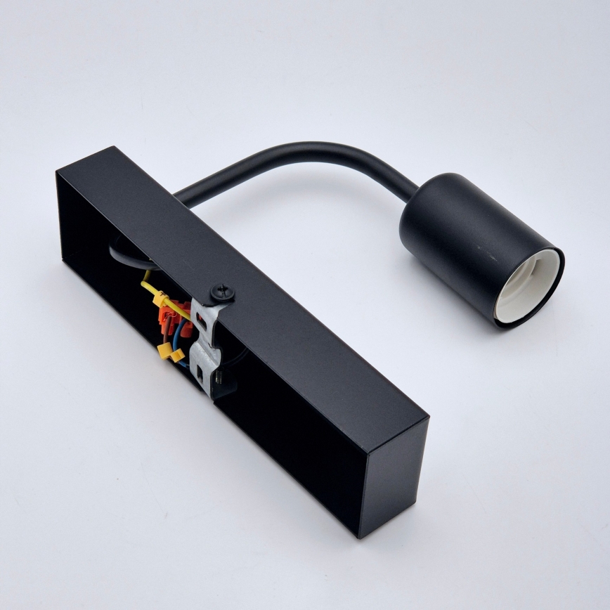 Seinävalaisin ASTRID 1xE27/60W/230V matta musta