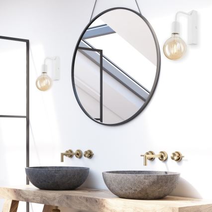 Seinävalaisin ASTRID 1xE27/60W/230V valkoinen