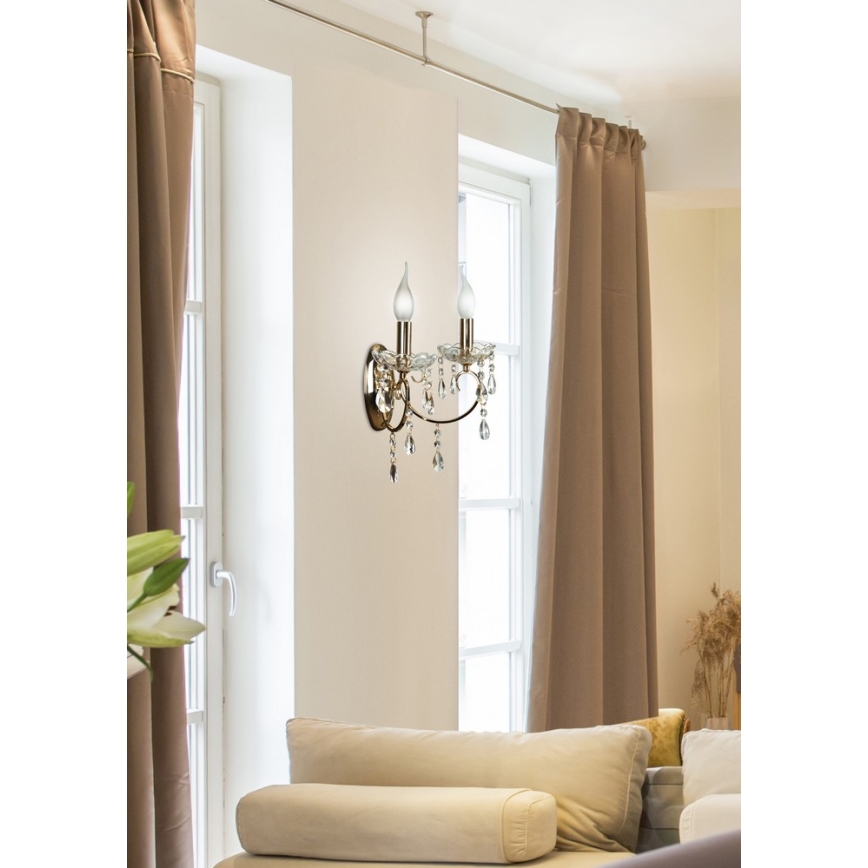 Seinävalaisin AURORA 2xE14/40W/230V