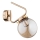 Seinävalaisin BARSUM 1xE14/10W/230V kulta