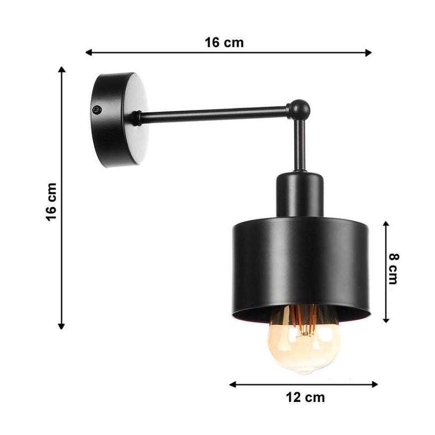 Seinävalaisin BODO 1xE27/60W/230V