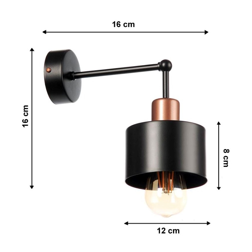 Seinävalaisin BODO 1xE27/60W/230V