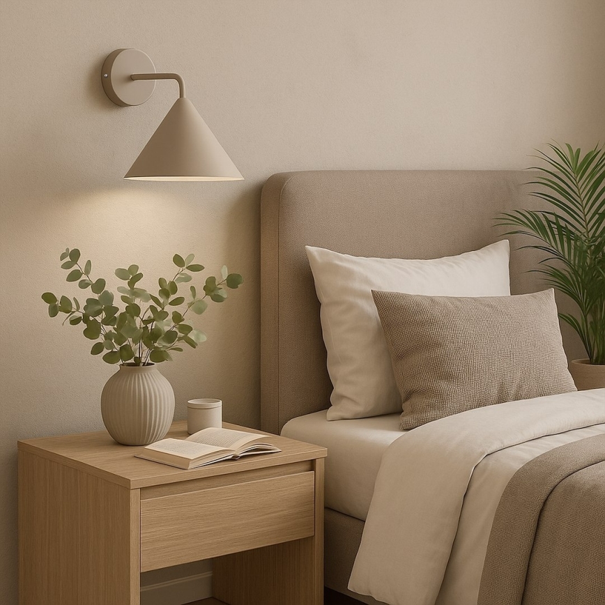 Seinävalaisin CAPITAL 1xGX53/15W/230V beige