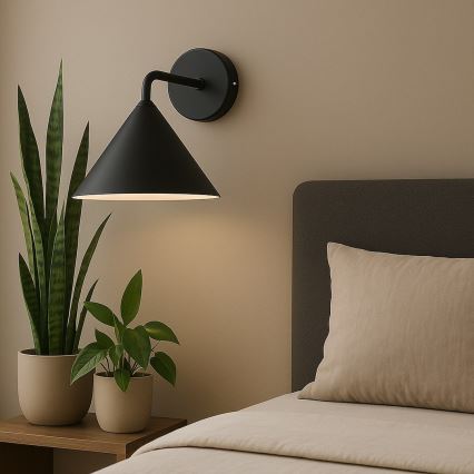 Seinävalaisin CAPITAL 1xGX53/15W/230V musta