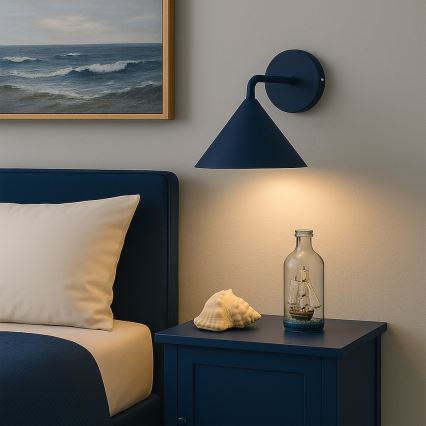 Seinävalaisin CAPITAL 1xGX53/15W/230V, sininen