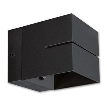 Seinävalaisin COSTA 1xG9/35W/230V musta