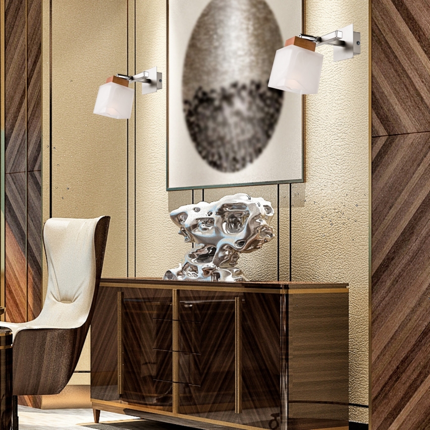 Seinävalaisin DANA 1xE14/40W/230V pyökki