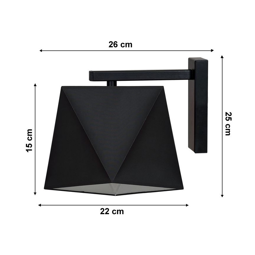 Seinävalaisin DIAMENT 1xE27/60W/230V