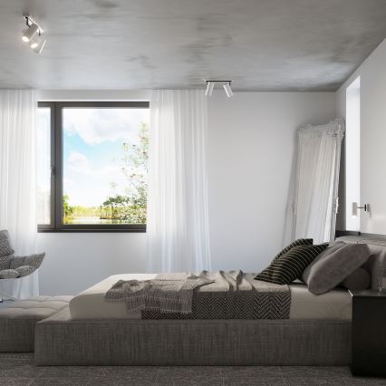 Seinävalaisin DIREZIONE 1xGU10/40W/230V valkoinen